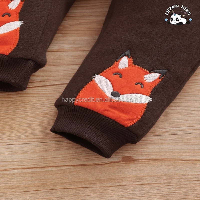 LEZONKIDS - Customizable New Kids Cartoon Pullover Sweatshirt and Pants 2 Pieces Girls Autumn Clothing Sets